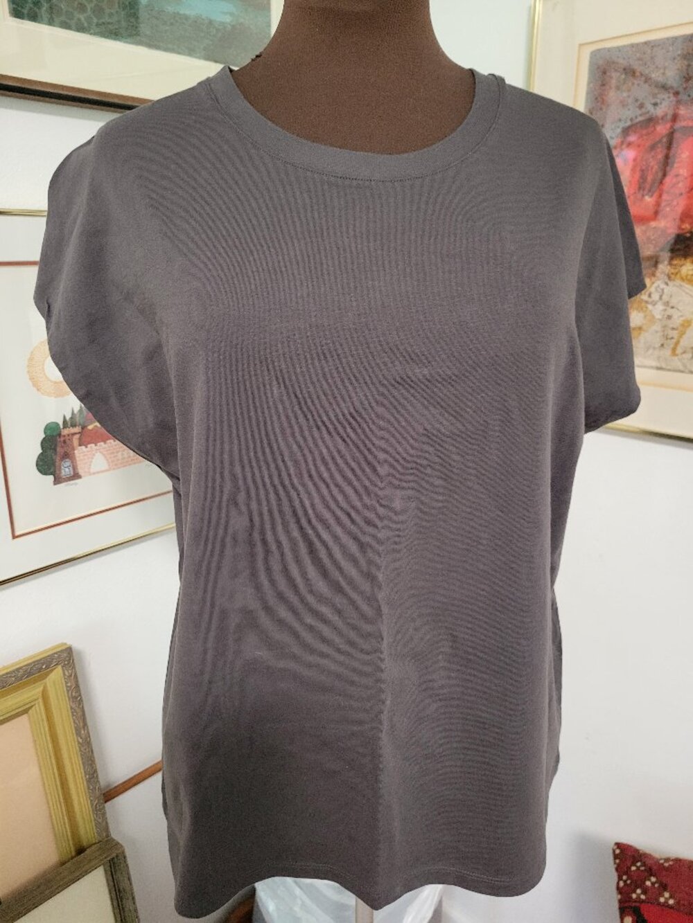 Uniglo Slate Grey T-shirt Top Size XL